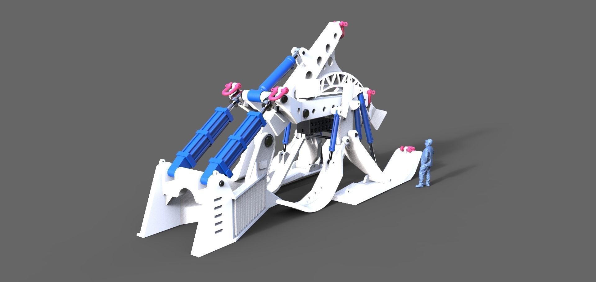 Subsea Cable Plough  3D print model_1