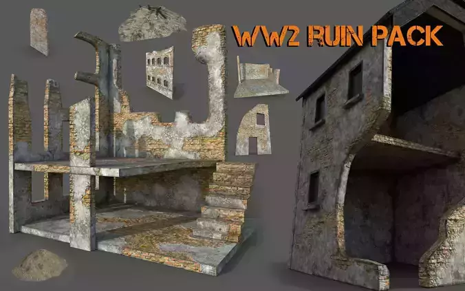 ww2 ruin pack