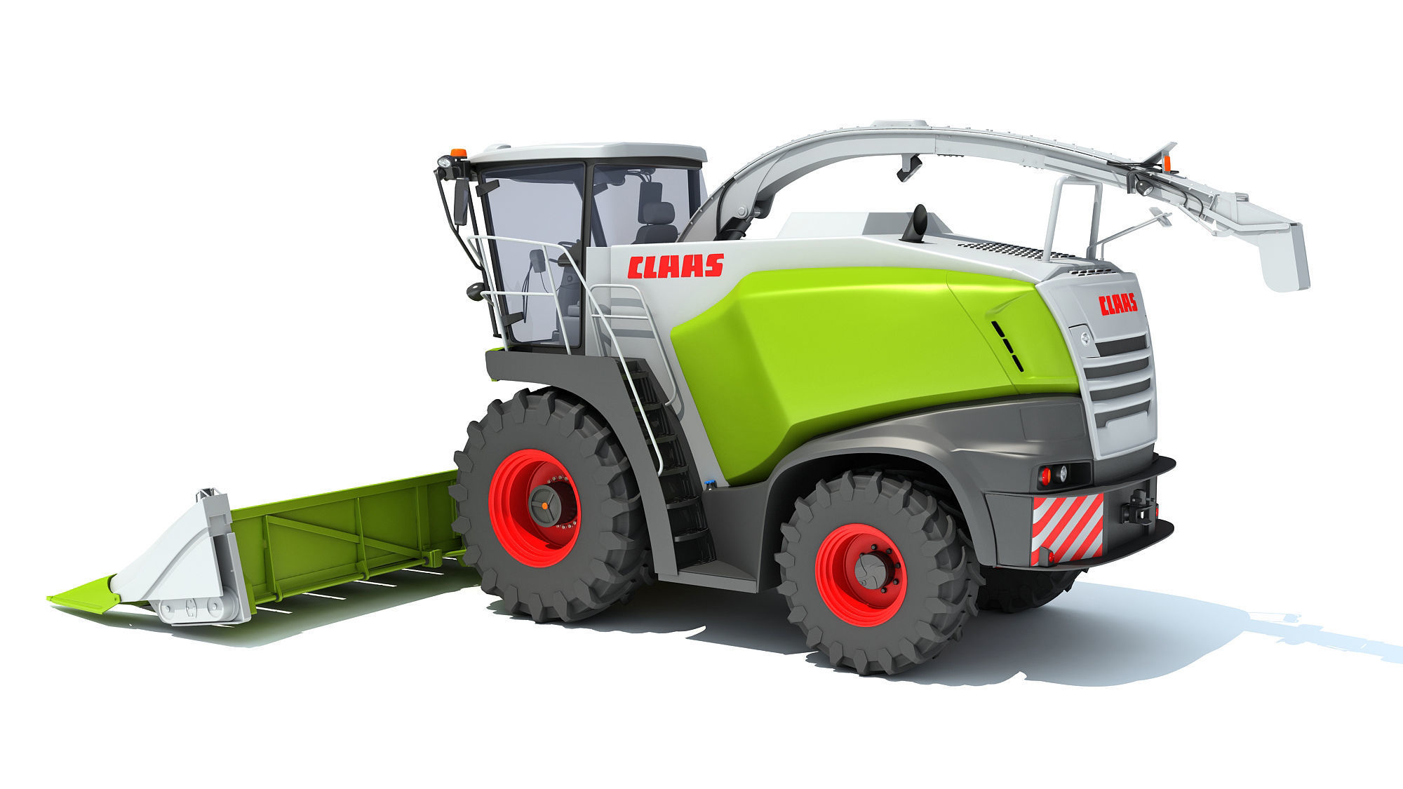Claas Corn Combine 3D model_2