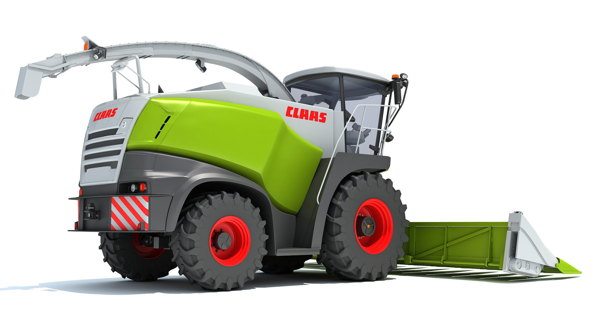 Claas Corn Combine 3D model_5