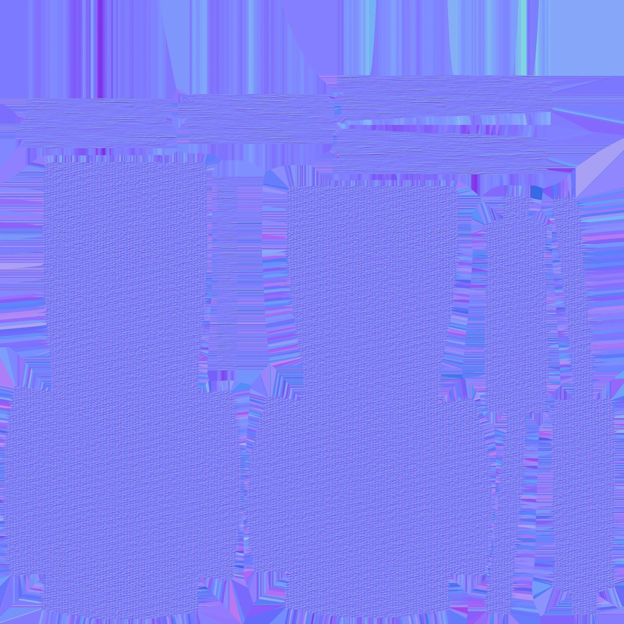 Yellow Wood Armchair - Furniture Interior Design Low-poly 3D model_16