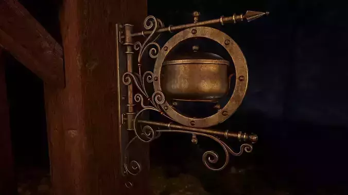 Medieval Tavern Sign