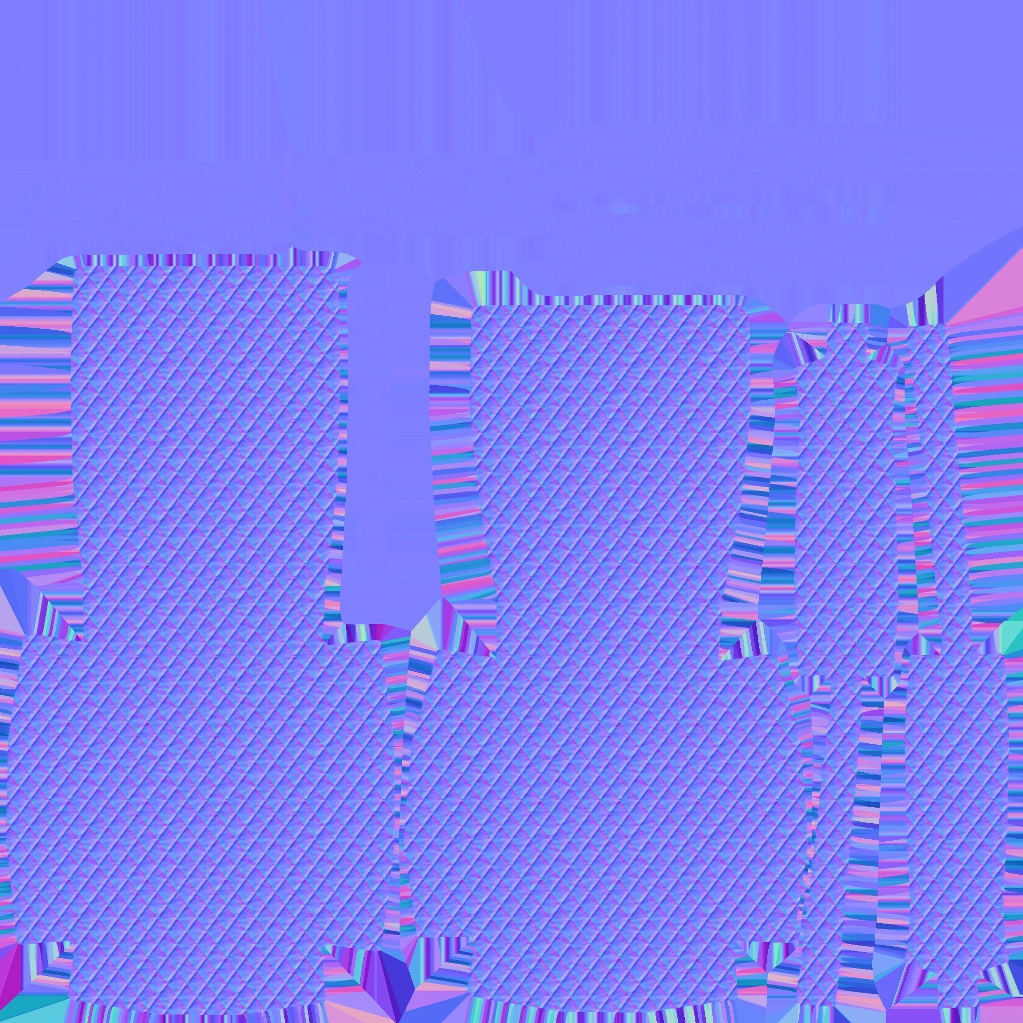 Red Black Armchair - Furniture Interior Design Low-poly 3D model_13