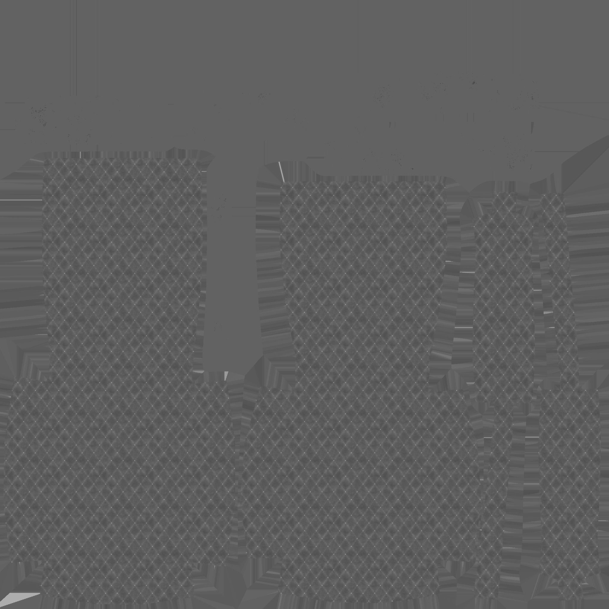 Red Black Armchair - Furniture Interior Design Low-poly 3D model_14