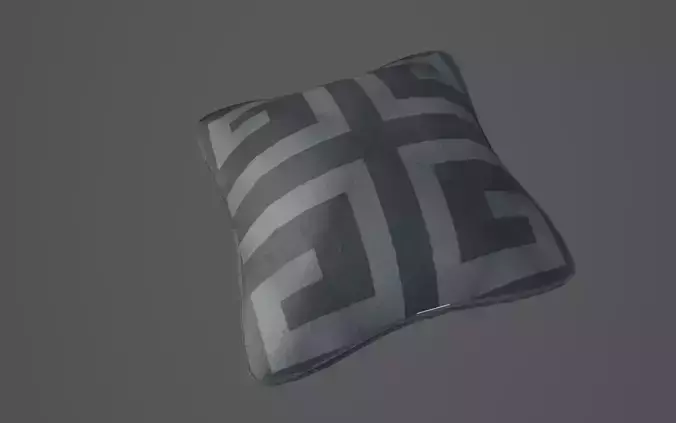 Small Pillow Low-poly 3D model