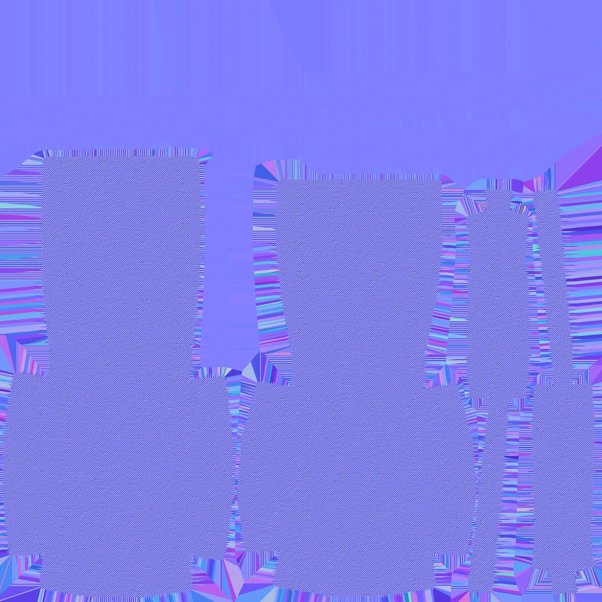 Red Plaid Armchair - Furniture Interior Design Low-poly 3D model_13