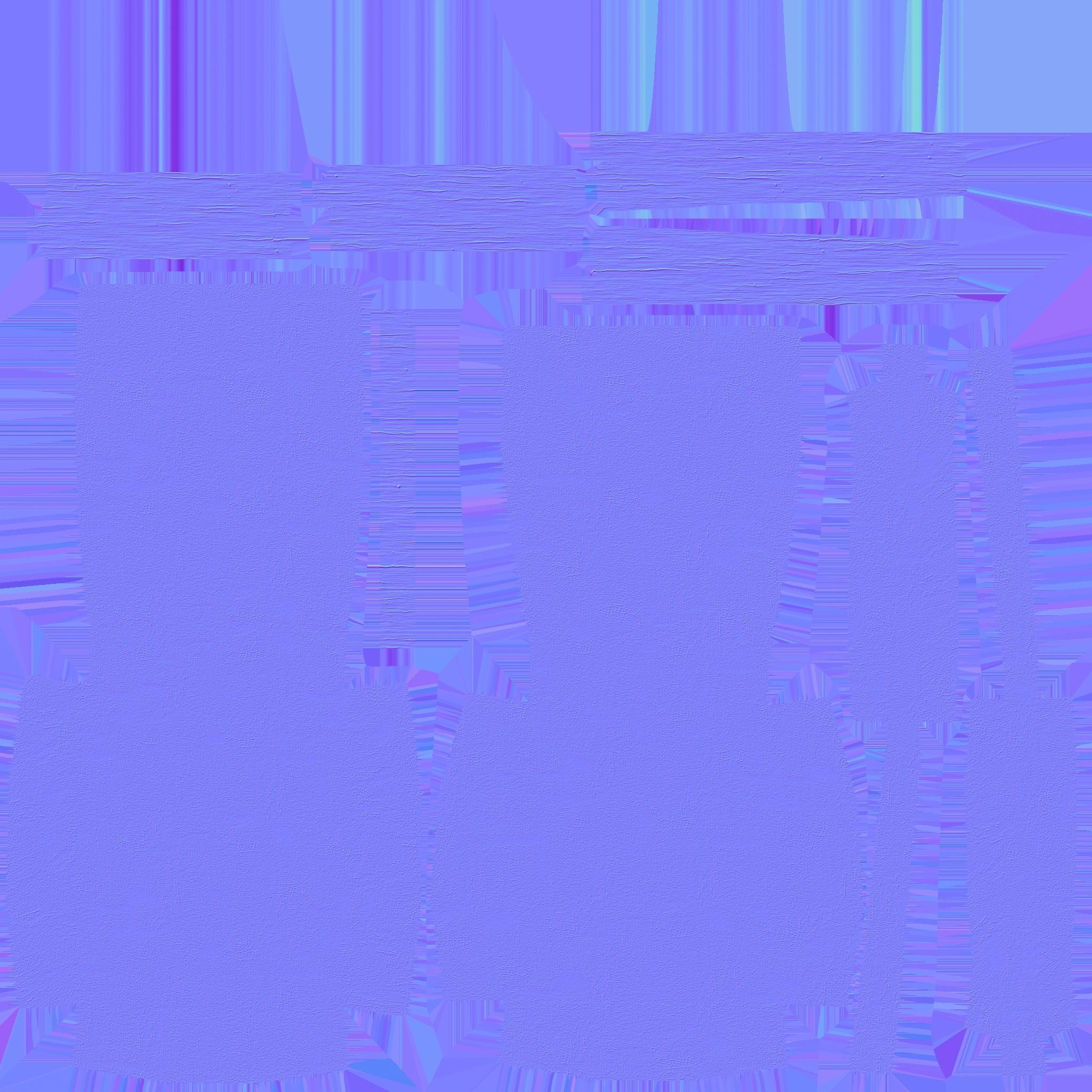 Wood Leather Armchair - Furniture Interior Design Low-poly 3D model_13