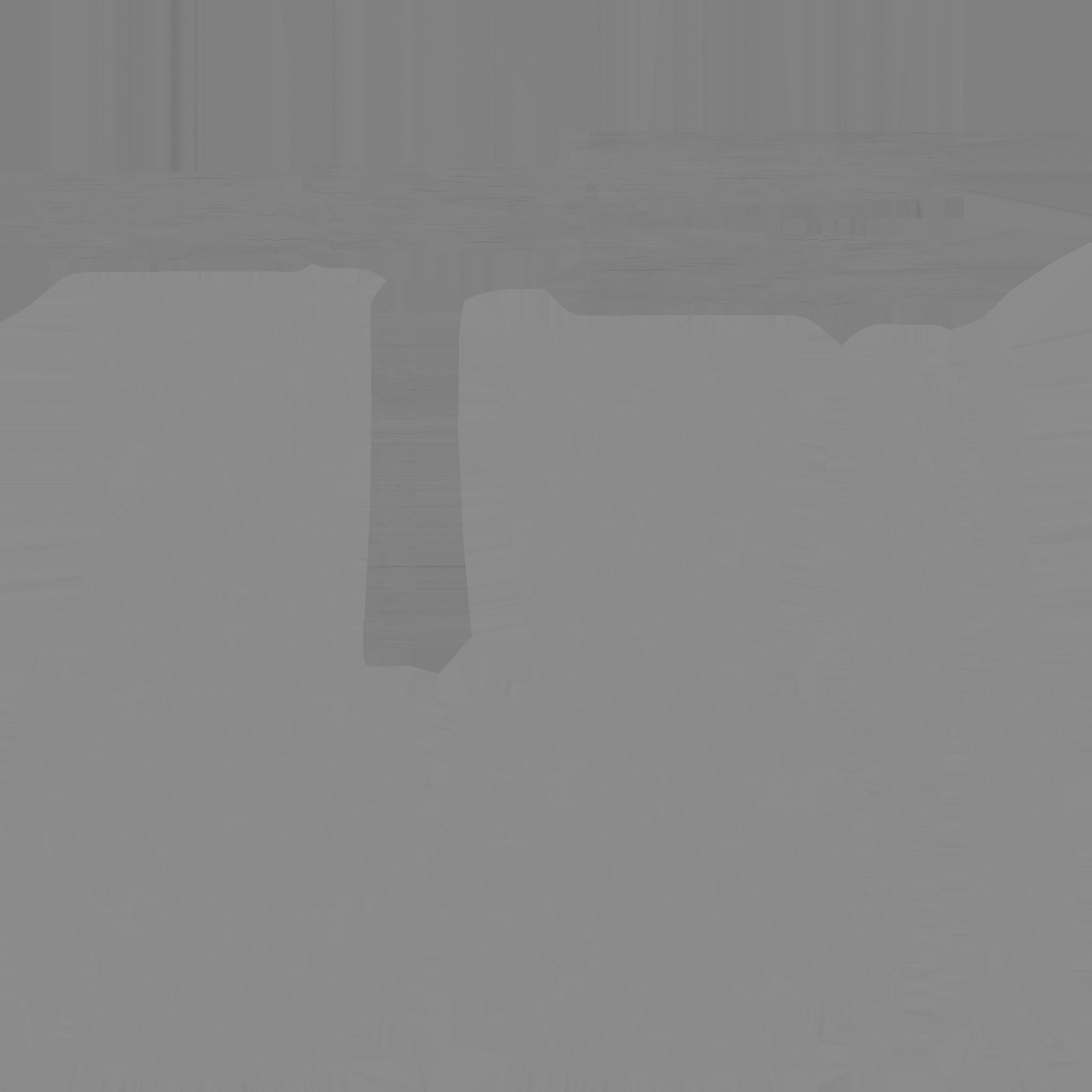 Wood Leather Armchair - Furniture Interior Design Low-poly 3D model_17