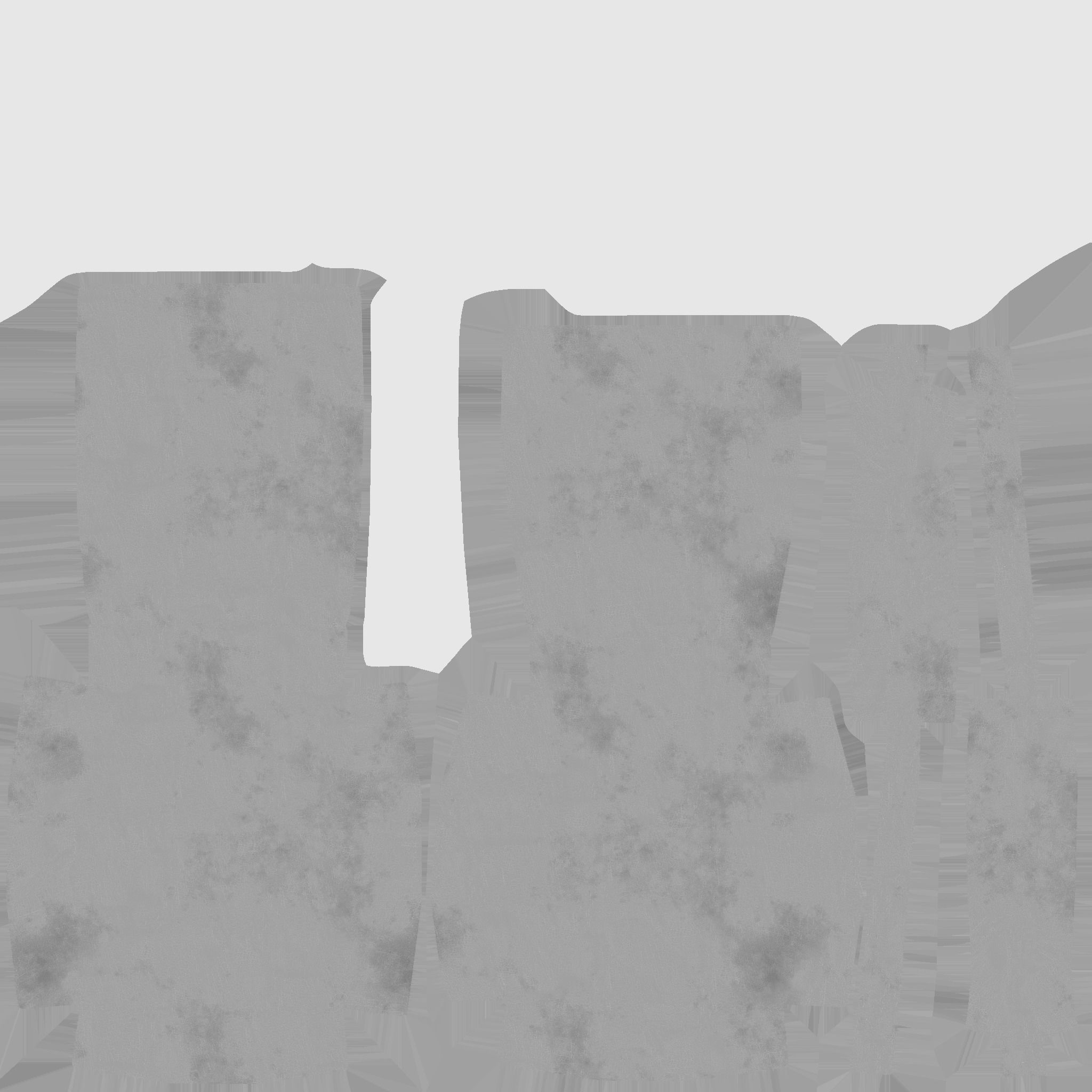 Wood Leather Armchair - Furniture Interior Design Low-poly 3D model_14