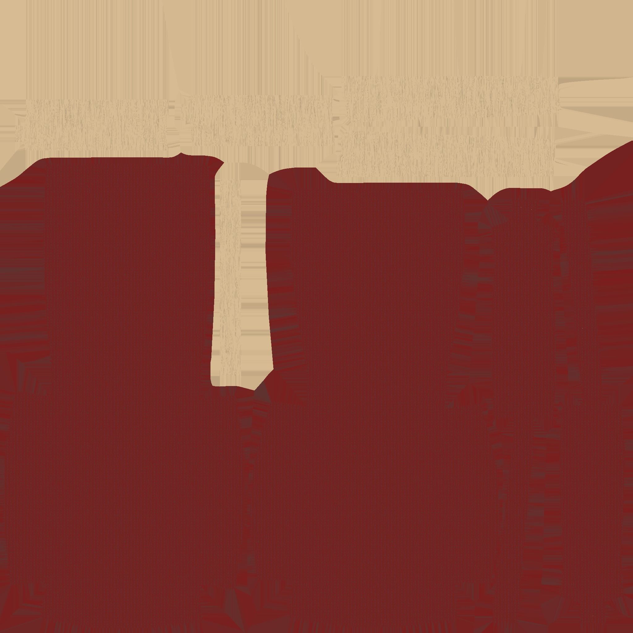 Red Fabric Armchair - Furniture Interior Design Low-poly 3D model_16