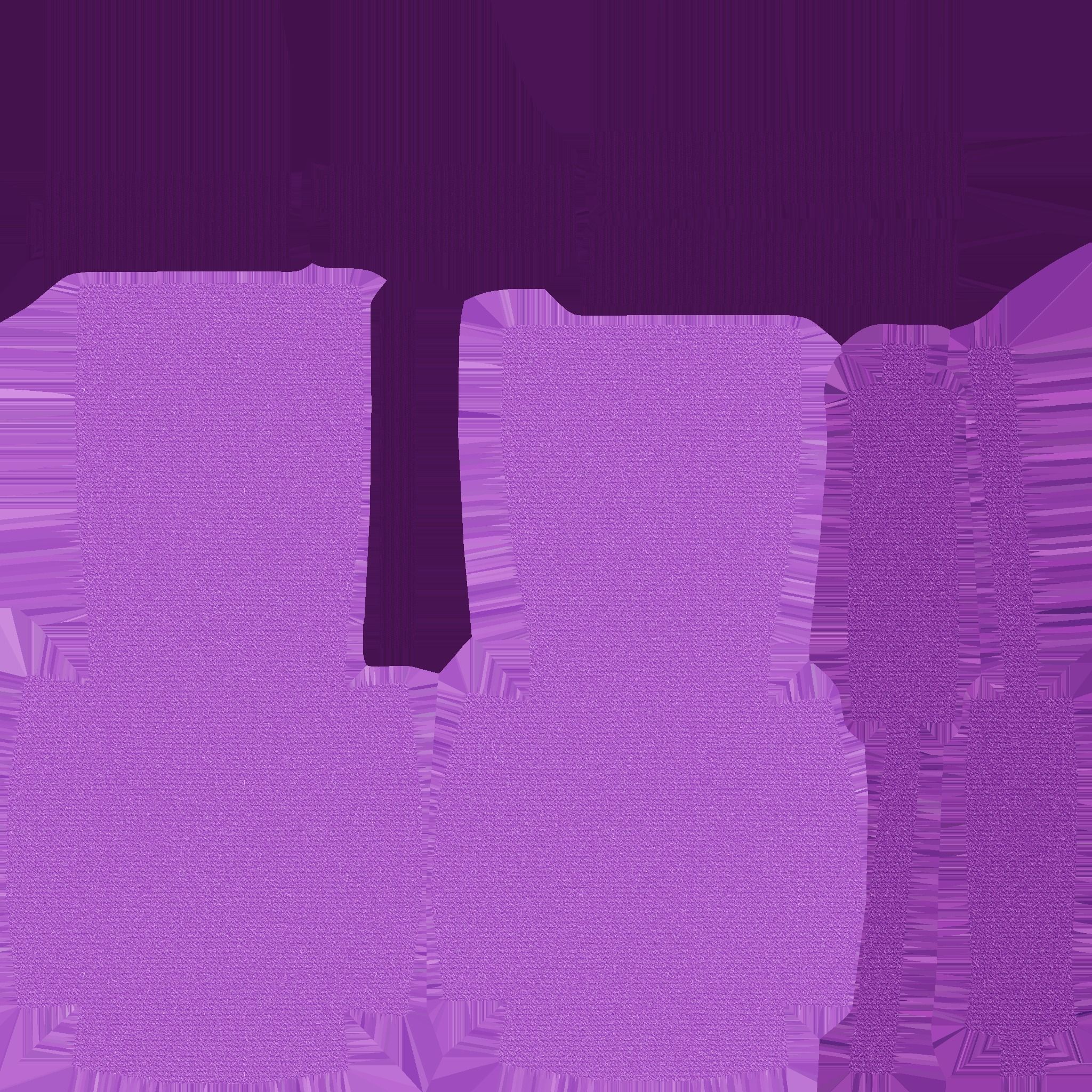 Pink Armchair - Furniture Interior Design Low-poly 3D model_15