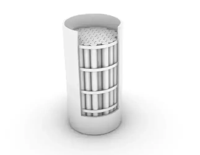 Radioactive Waste Cask 3D print model