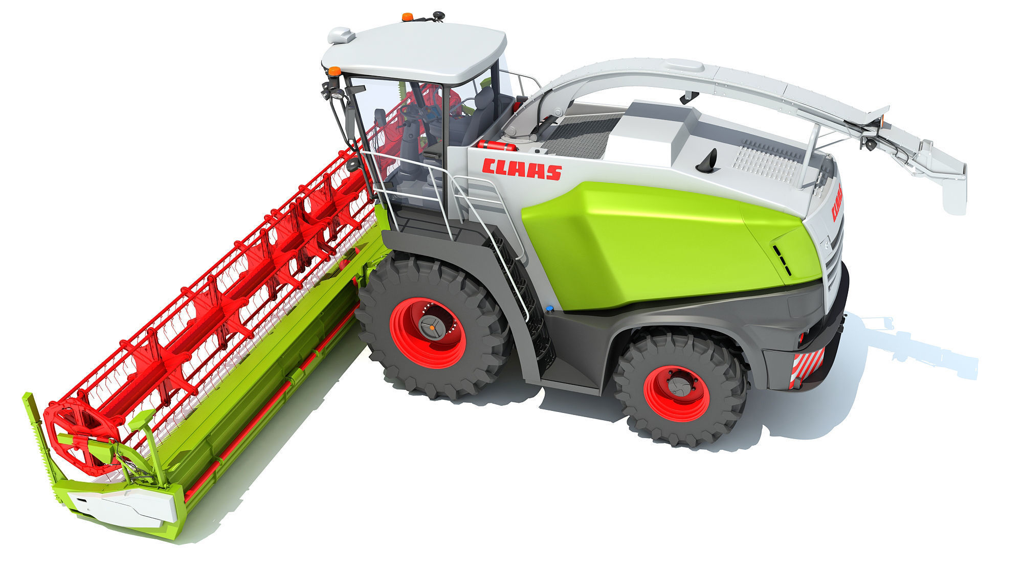 Harvester Claas Jaguar 3D model_3