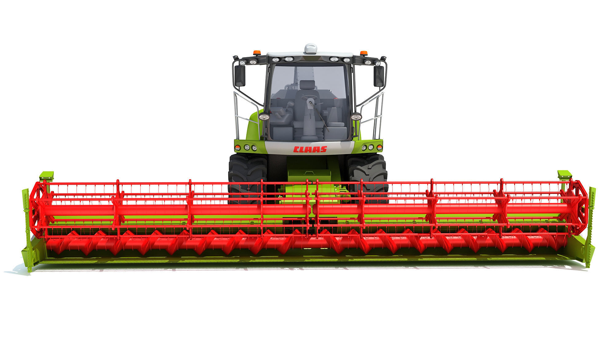 Harvester Claas Jaguar 3D model_10