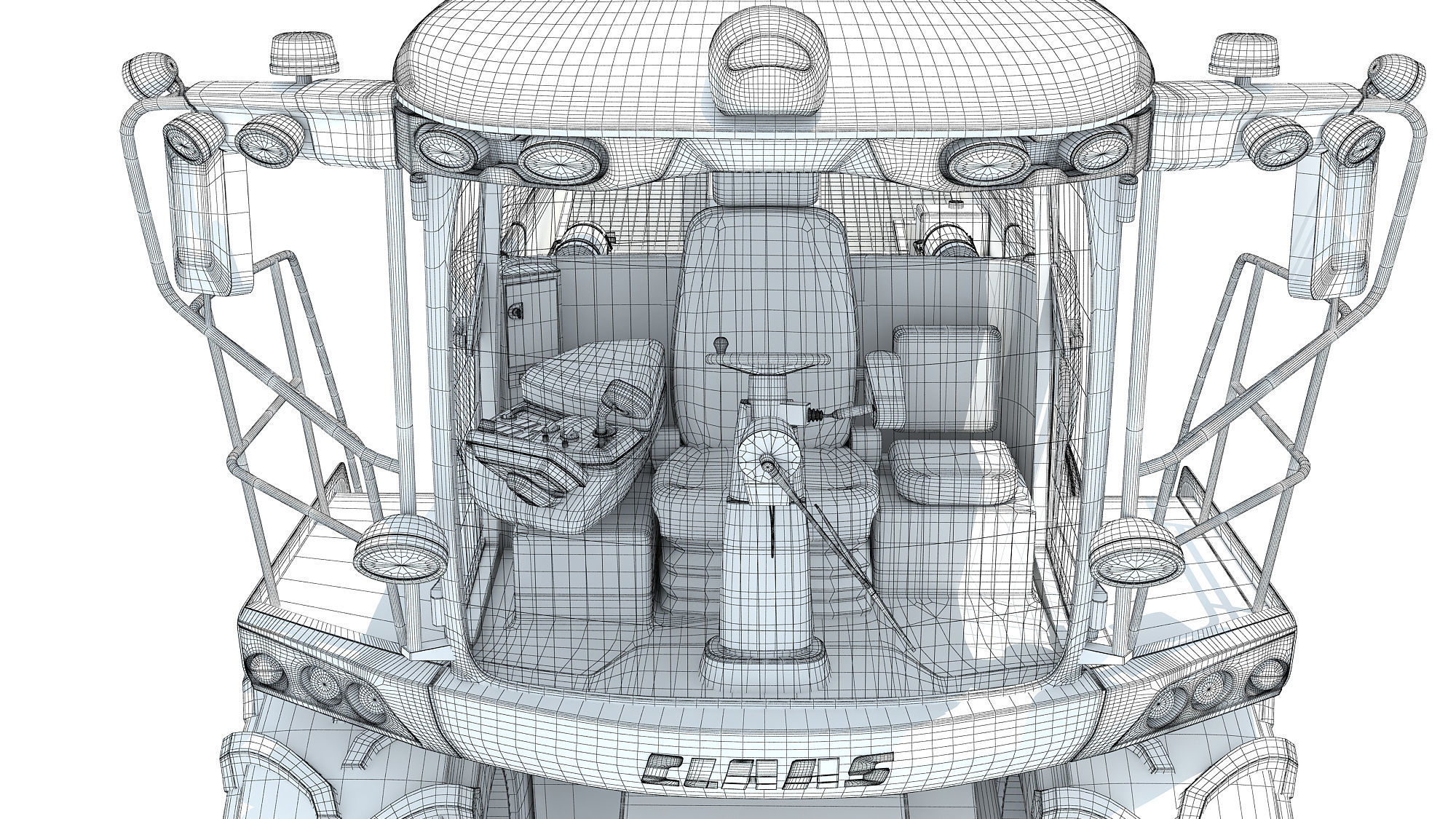 Harvester Claas Jaguar 3D model_21
