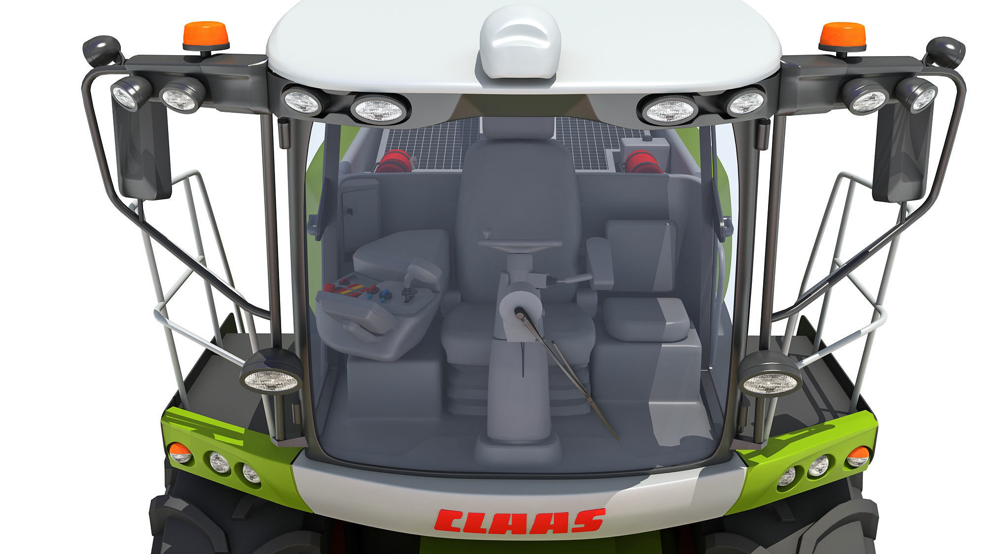 Harvester Claas Jaguar 3D model_13