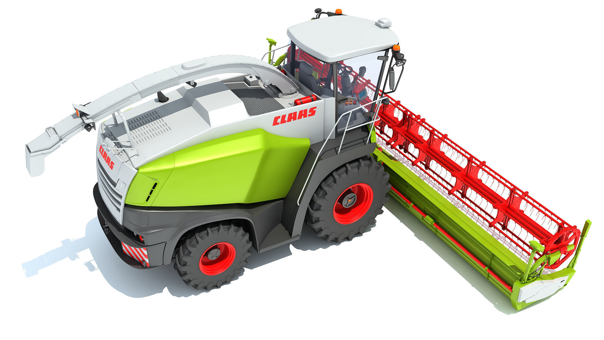 Harvester Claas Jaguar 3D model_6