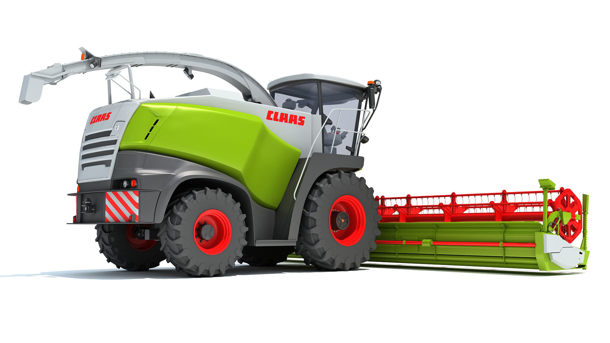 Harvester Claas Jaguar 3D model_5