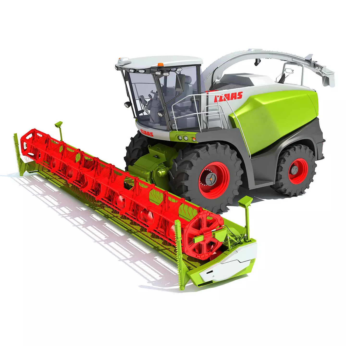 Harvester Claas Jaguar 3D model_0