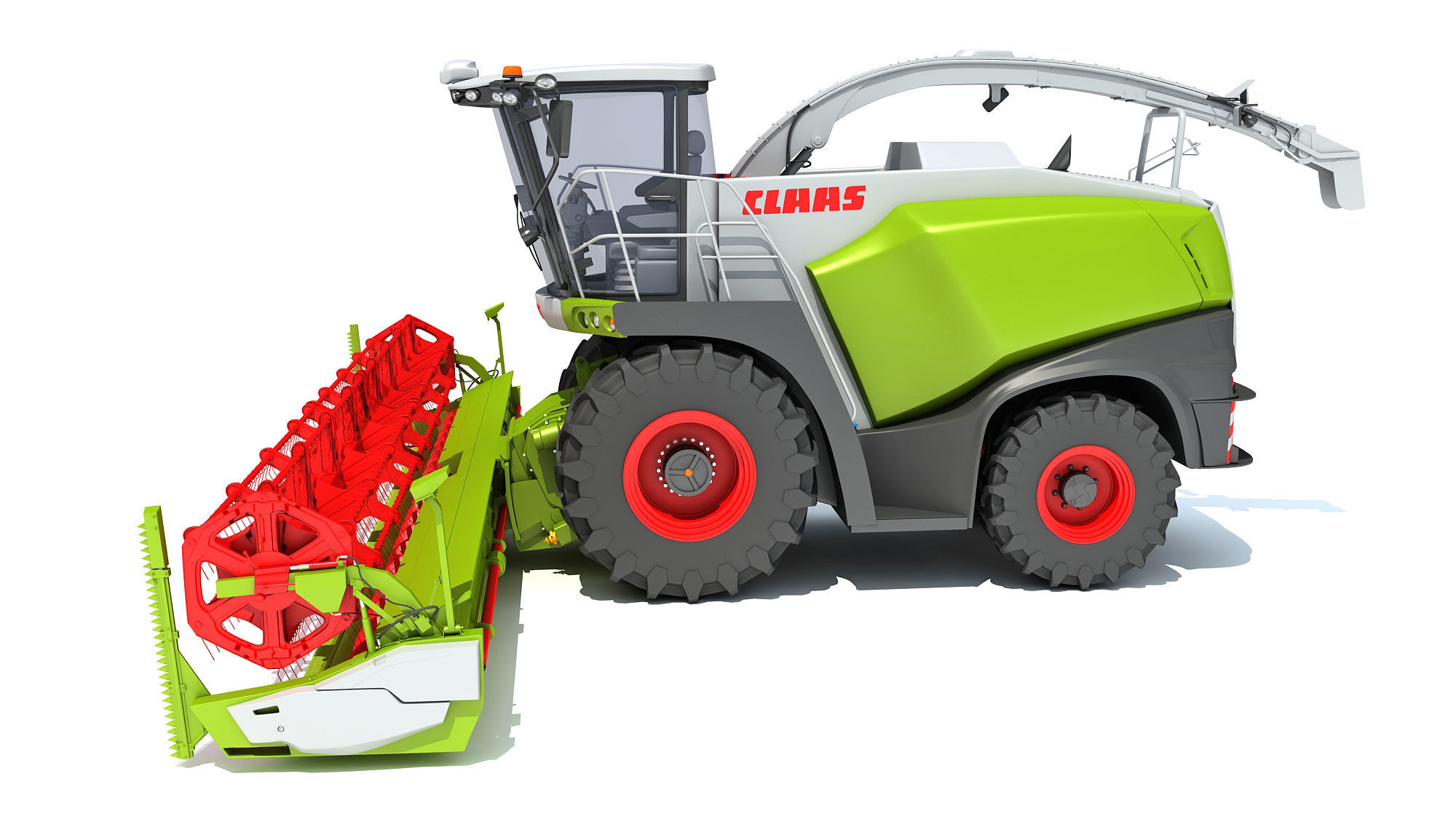 Harvester Claas Jaguar 3D model_1