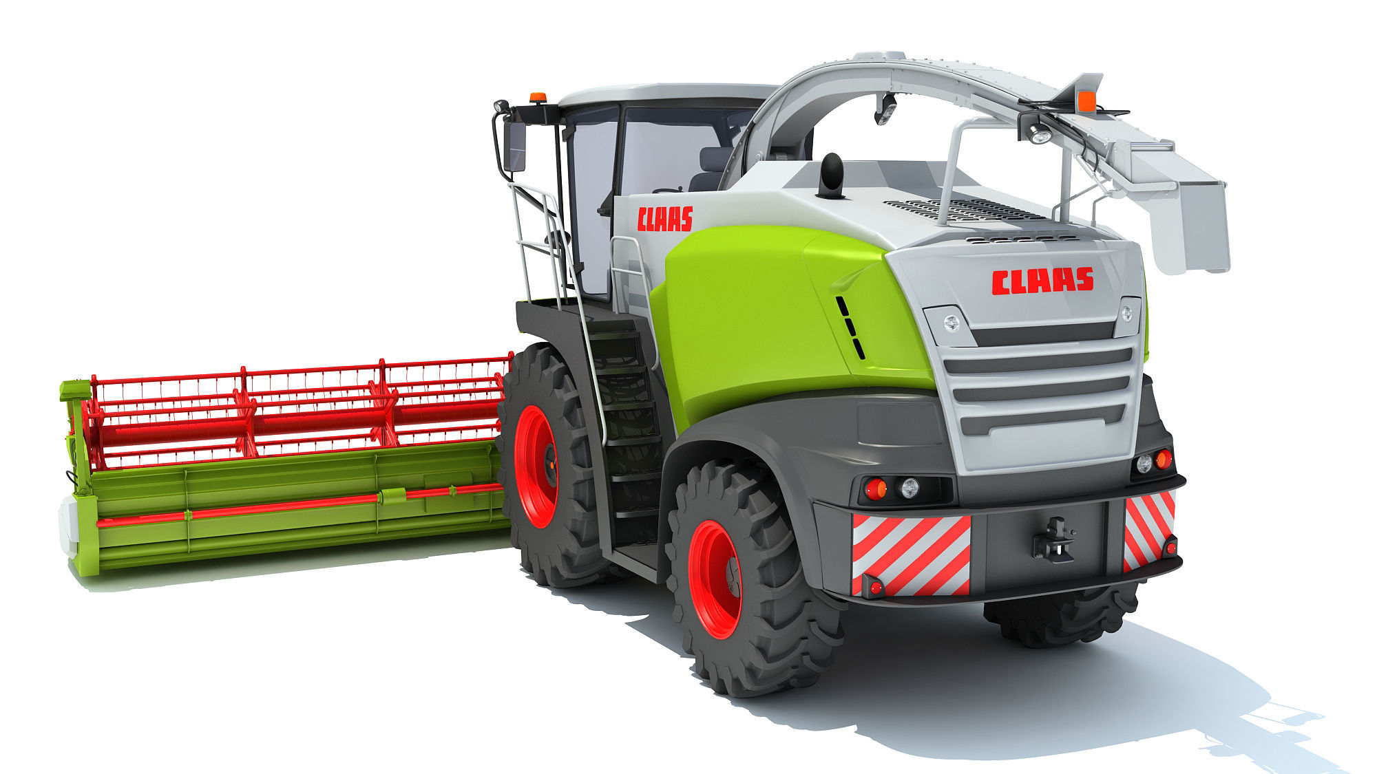 Harvester Claas Jaguar 3D model_4