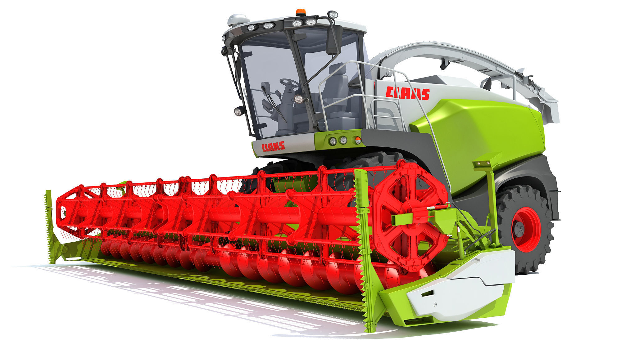 Harvester Claas Jaguar 3D model_11