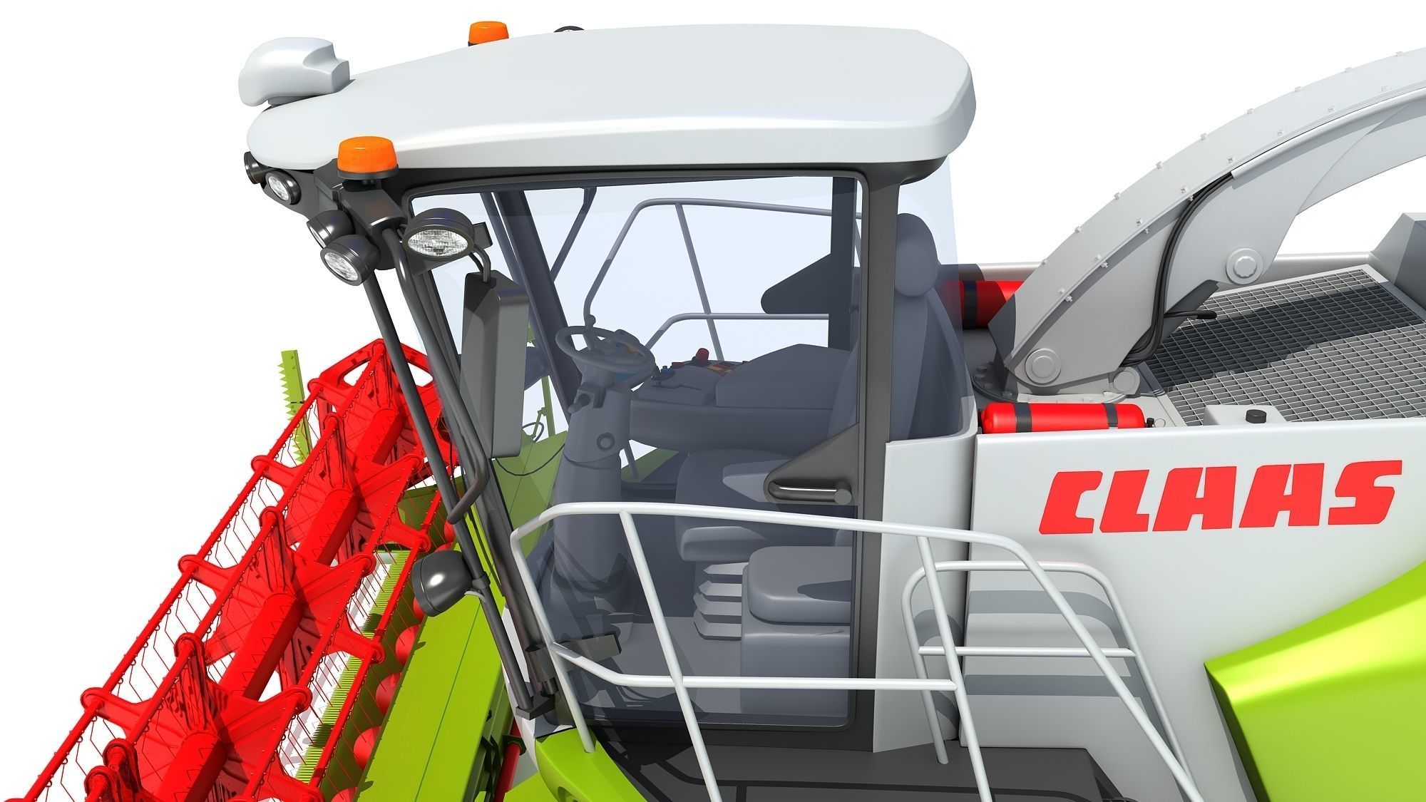 Harvester Claas Jaguar 3D model_16