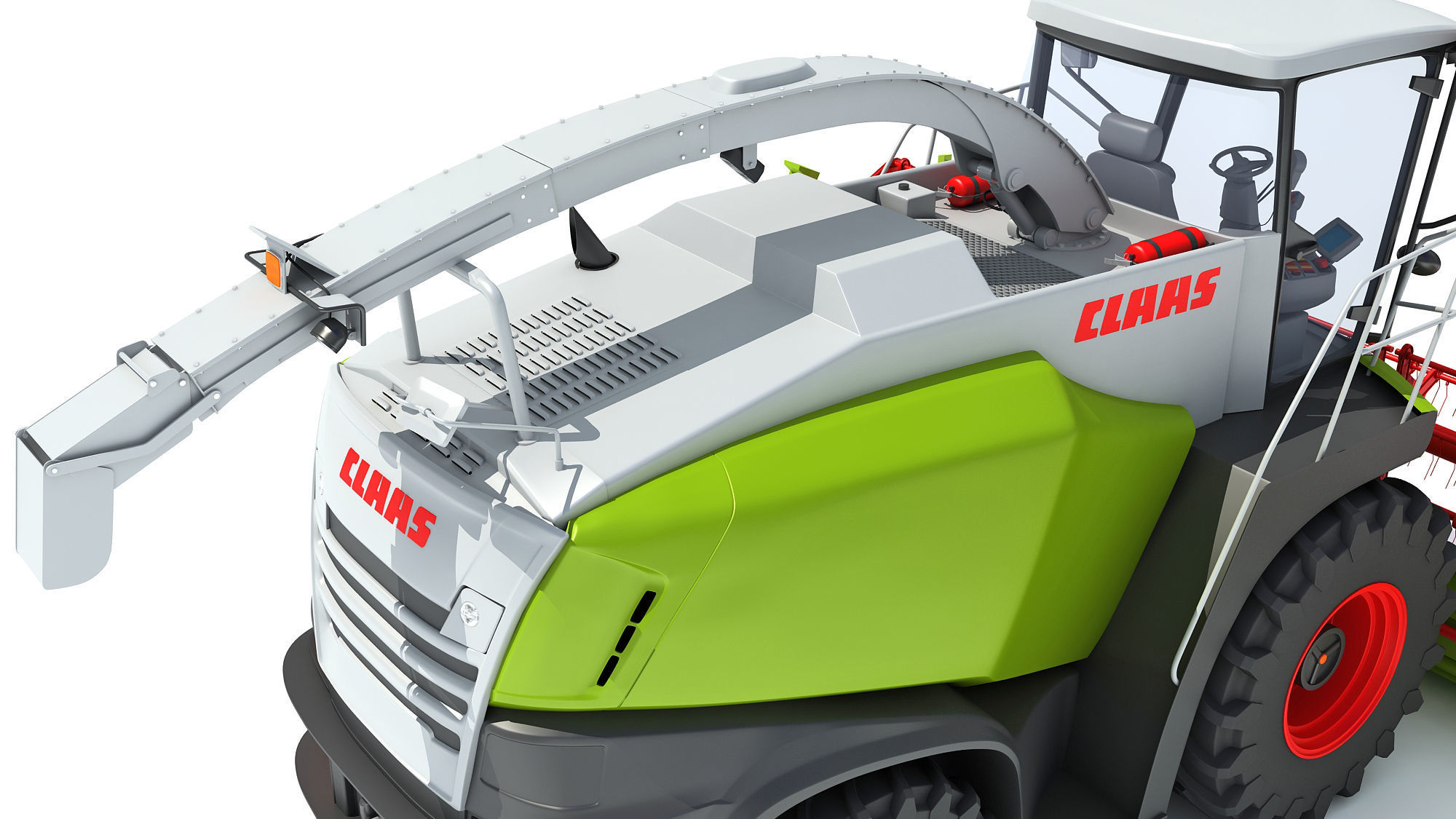 Harvester Claas Jaguar 3D model_15