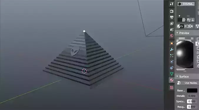 Pyramid - PIRAMIDE ENERGETICA 6 3D model