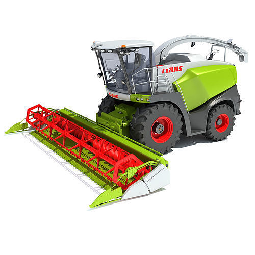 Claas Jaguar Combine Harvester 3D model