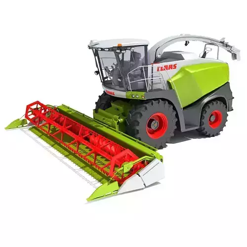 Claas Jaguar Combine Harvester 3D model