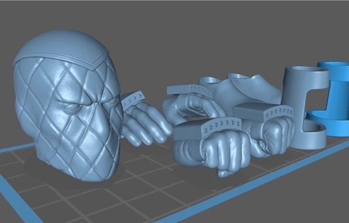 Marvel Socker set for figure  3D print model_6