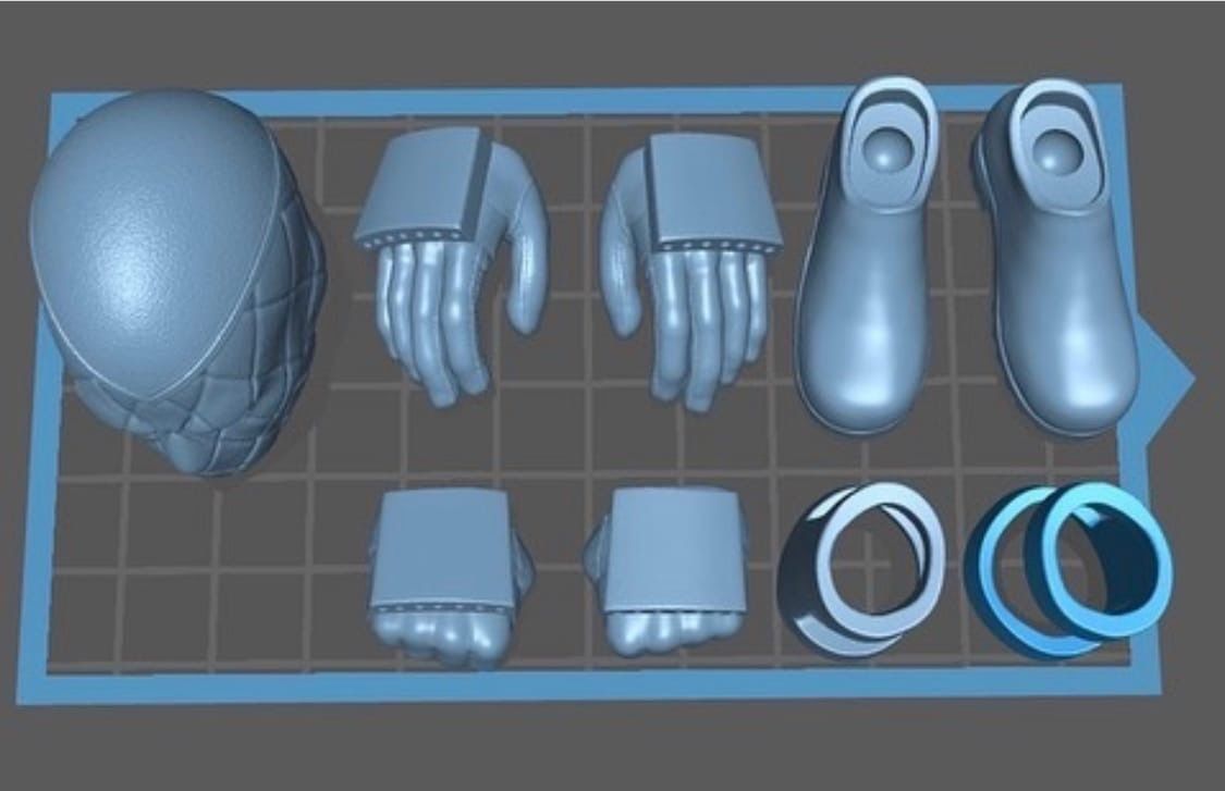 Marvel Socker set for figure  3D print model_5