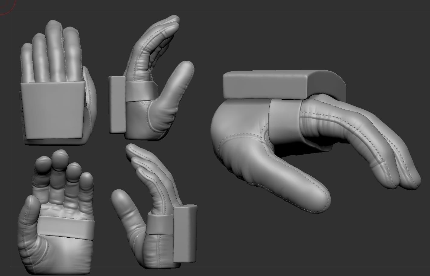 Marvel Socker set for figure  3D print model_2