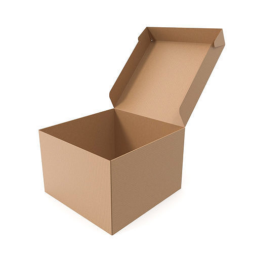 Cardboard box 05 3D model