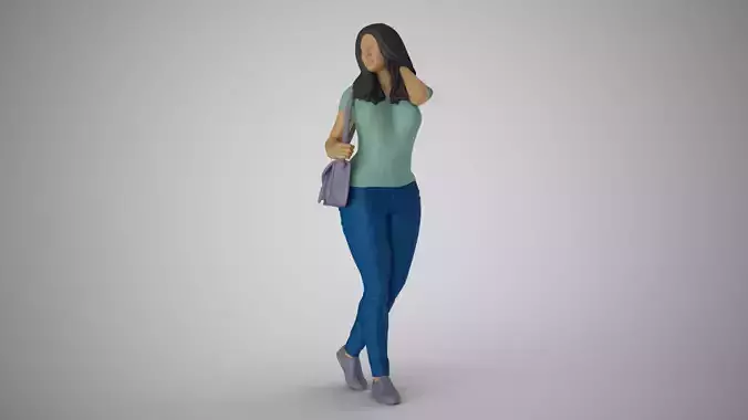 Modern Woman of New City 3 3D print model