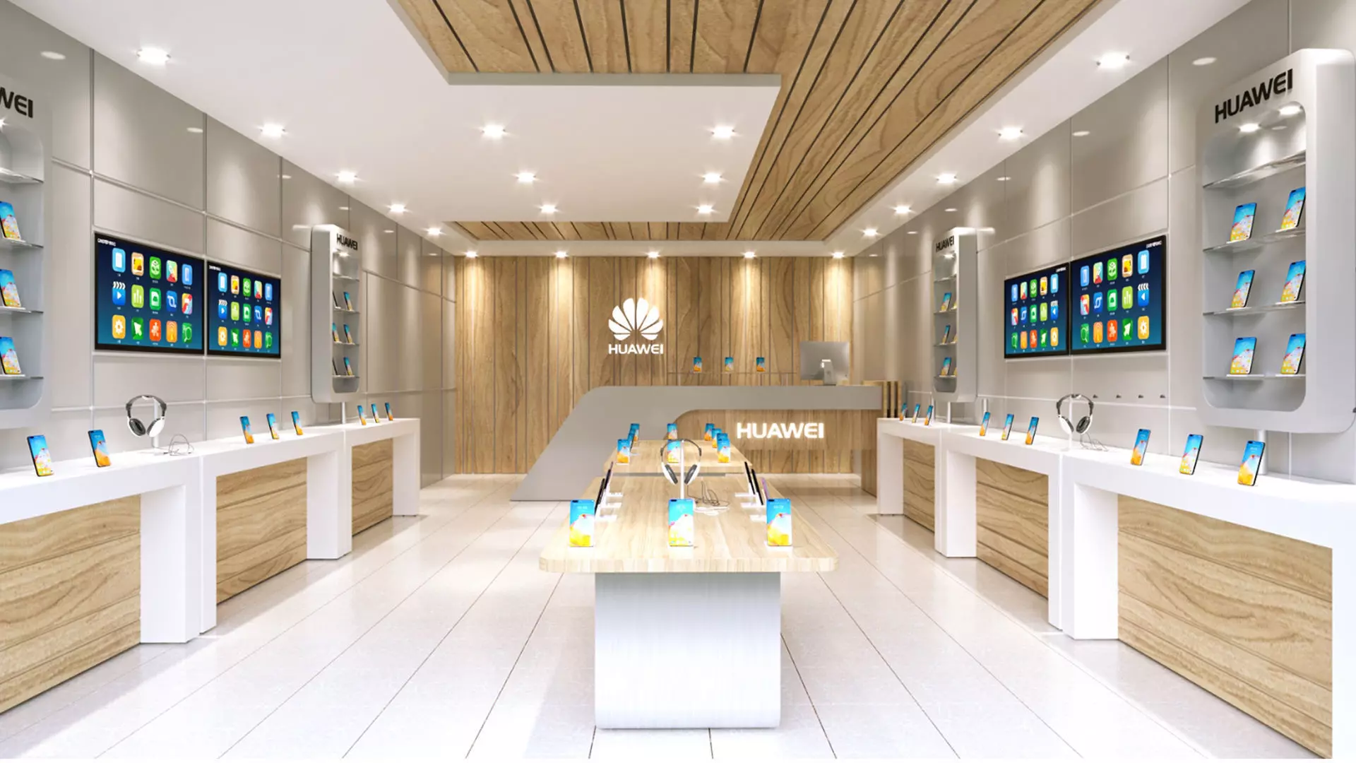 phone retail store 3D model 3D model