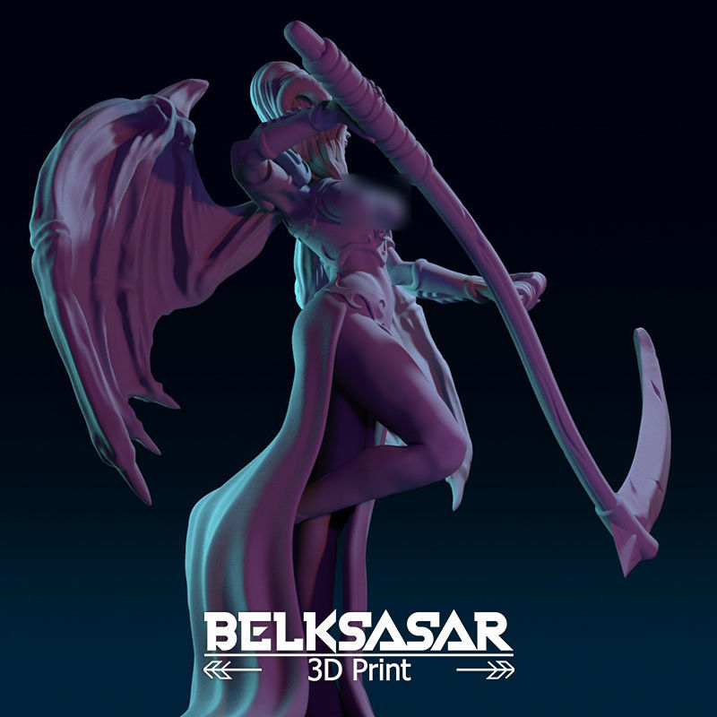 Demoness Reaper Normal and Topless 3D print model_34