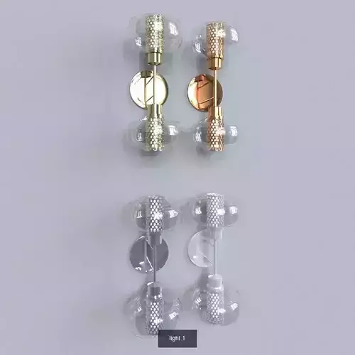 light collection 1 brass wall with glass globe