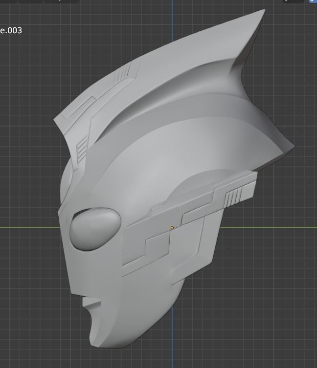 Ultraman Trigger Sky type 3D printable cosplay helmet 3D print model_22