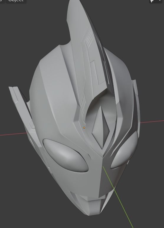 Ultraman Trigger Sky type 3D printable cosplay helmet 3D print model_8