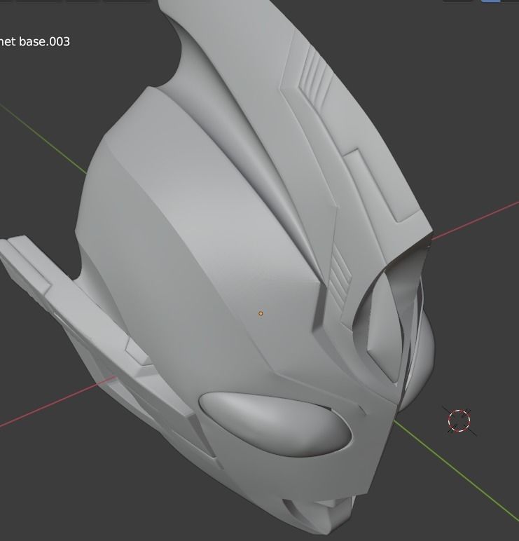 Ultraman Trigger Sky type 3D printable cosplay helmet 3D print model_17