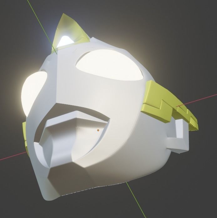 Ultraman Trigger Sky type 3D printable cosplay helmet 3D print model_6