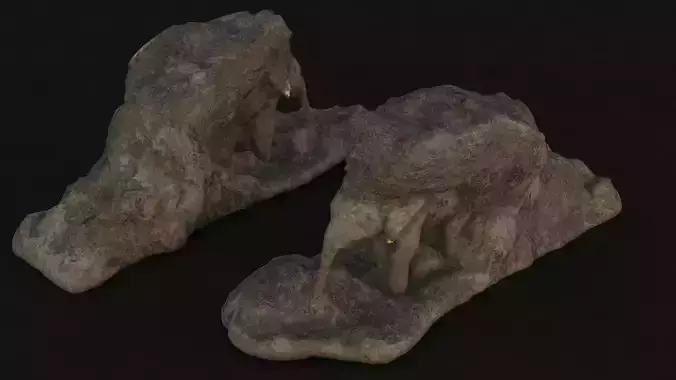  Elephant 3d print model and gameready 3D Model Low-poly 