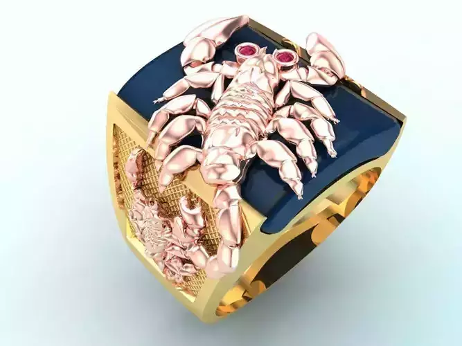 Scorpion Ring - Mens Ring - N900