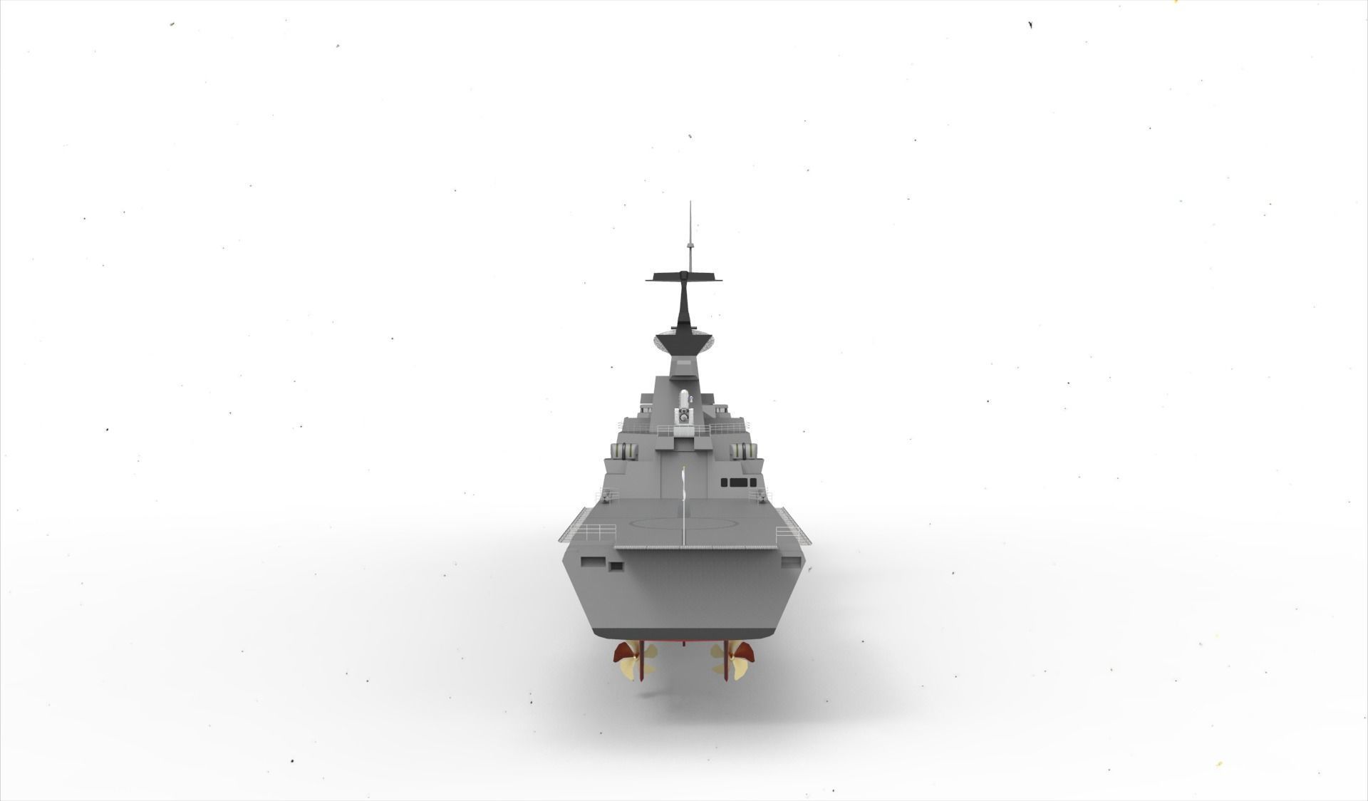 ROCS Kang Ding Frigate 3D model_5