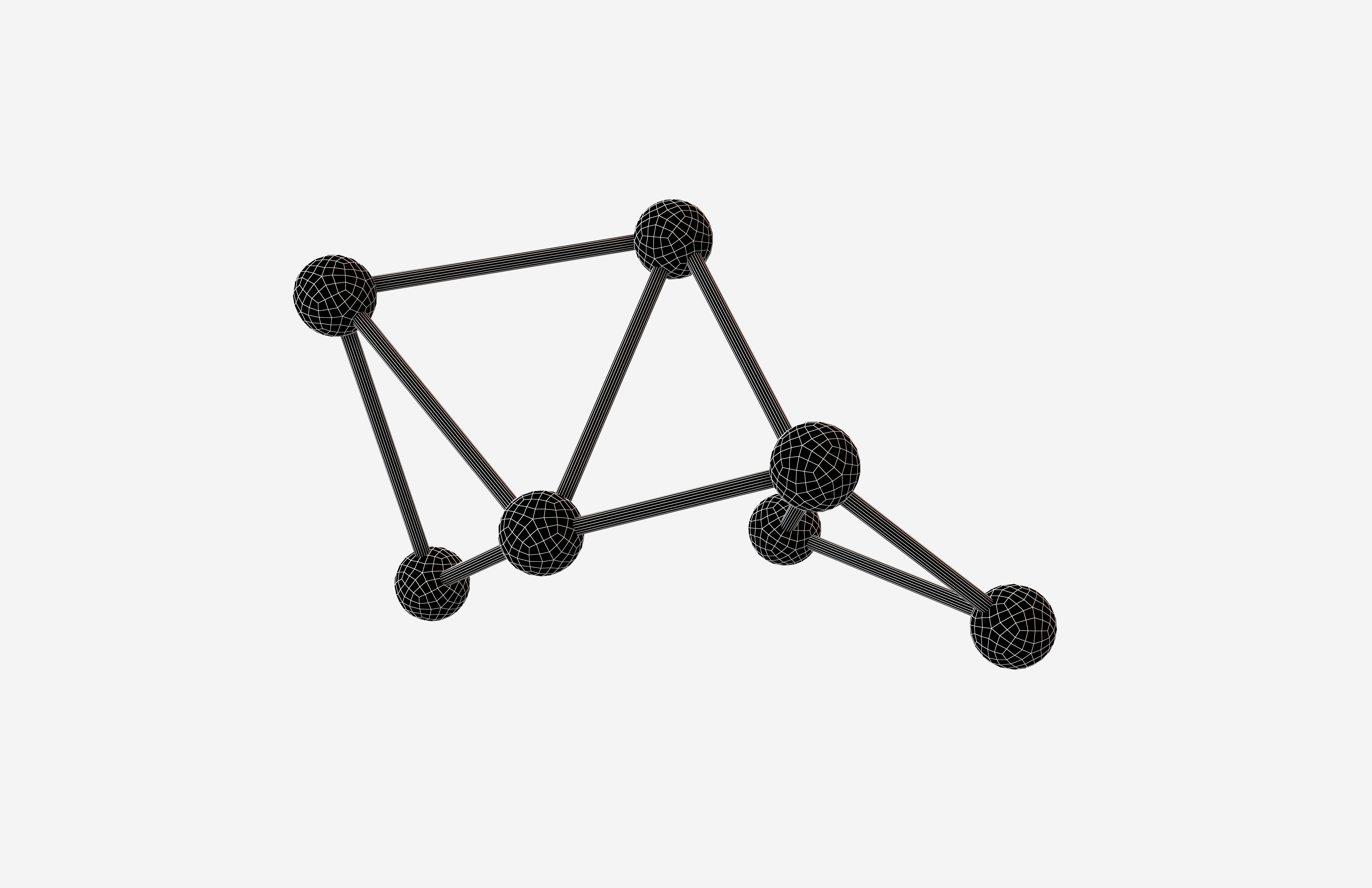 Molecular v1 004 Low-poly 3D model_5