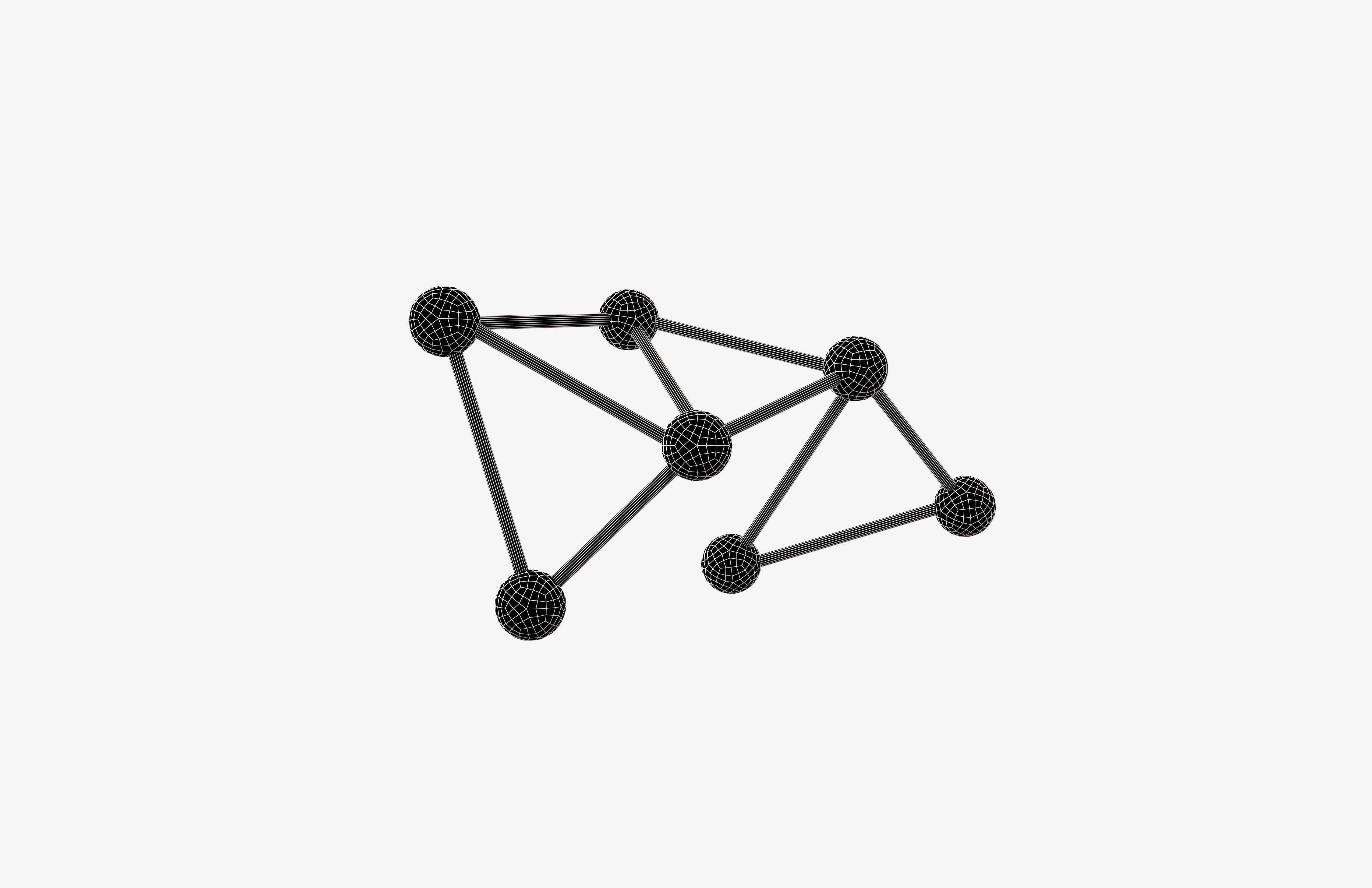 Molecular v1 004 Low-poly 3D model_4