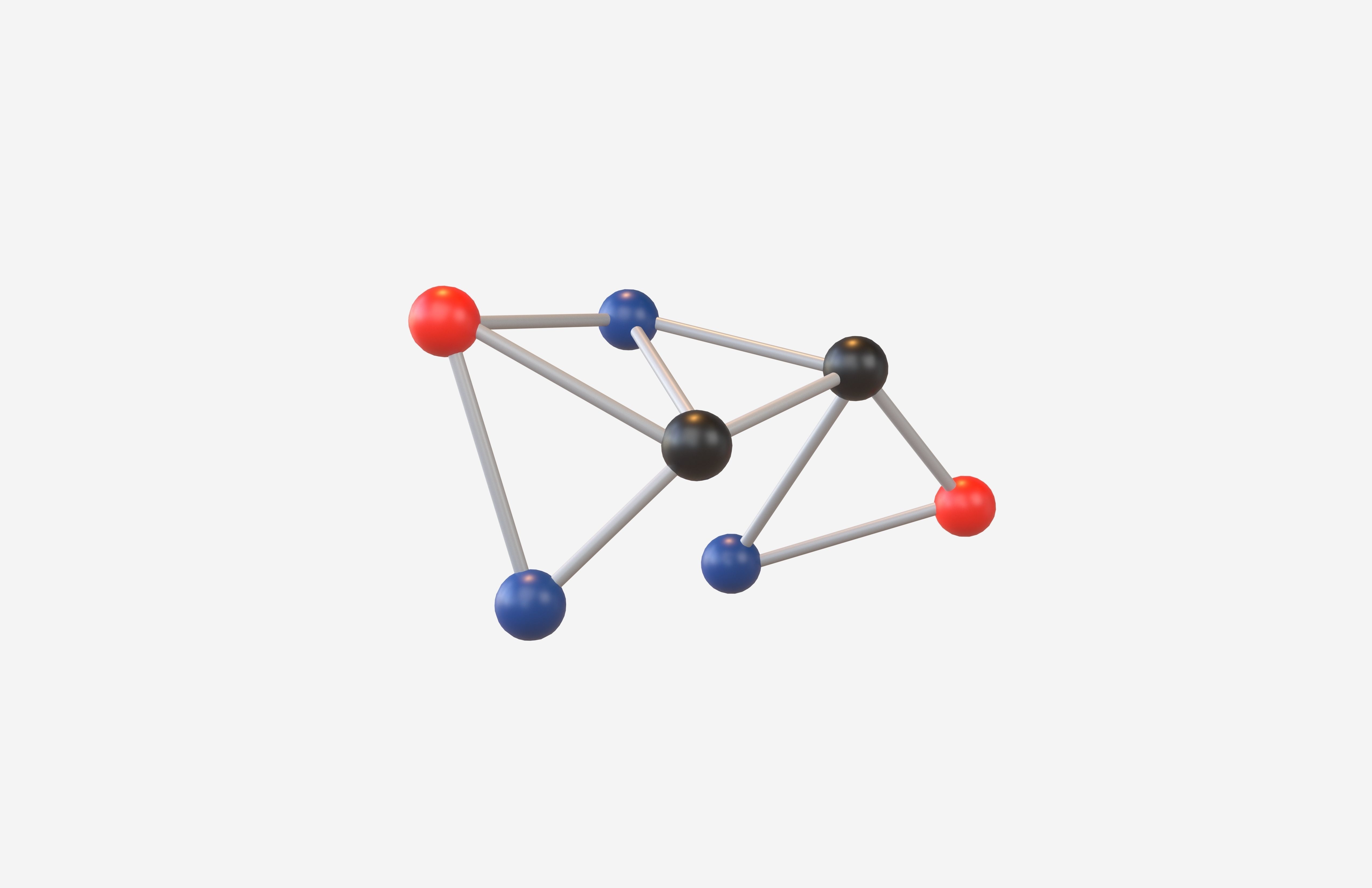 Molecular v1 004 Low-poly 3D model_1