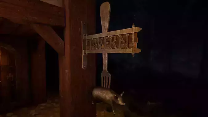 Medieval Tavern Sign 